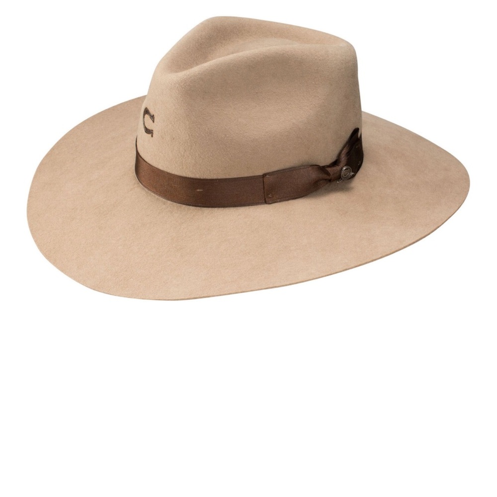 CHARLIE 1 HORSE WOMEN'S SAND HIGHWAY WESTERN WOOL HAT